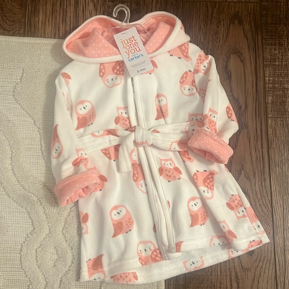 Baby girl Owl Robe